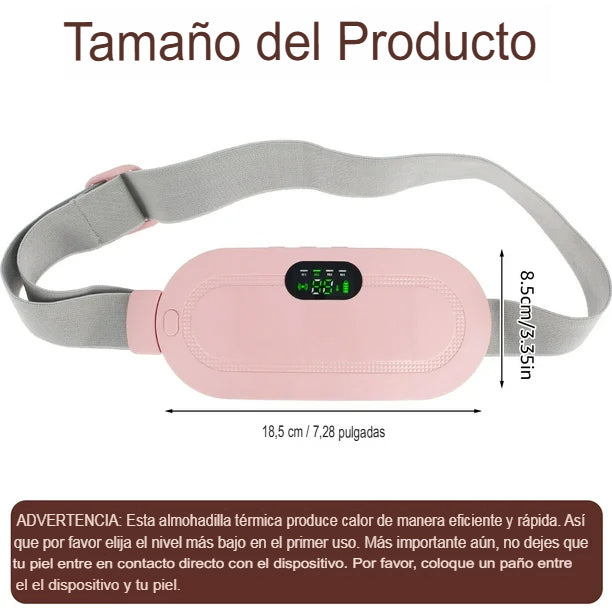 CINTURÓN TÉRMICO PRO PARA CÓLICOS MENSTRUALES PORTÁTIL RECARGABLE