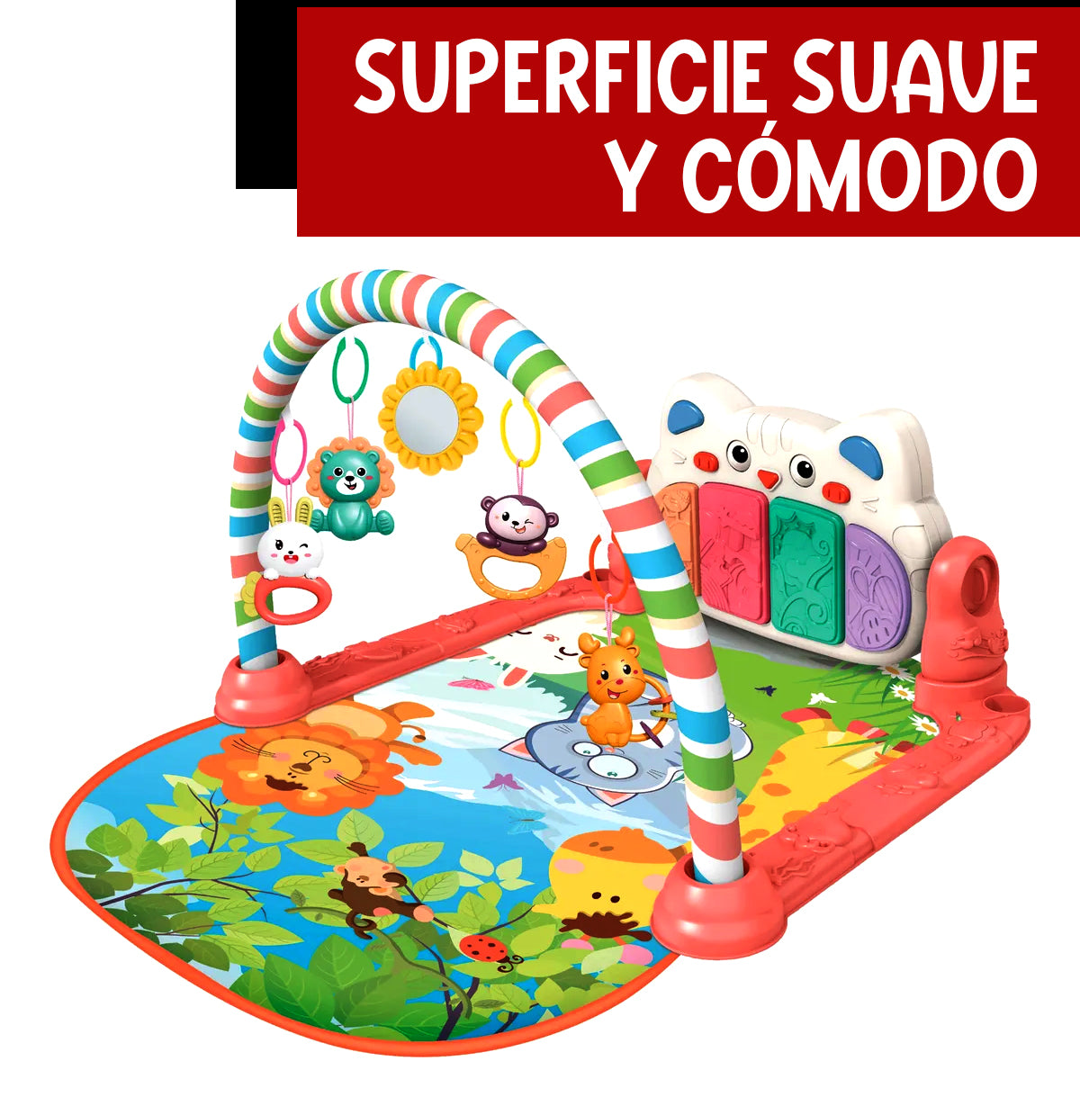 GIMNASIO Y CAMINADOR PARA BEBÉ 2 EN 1