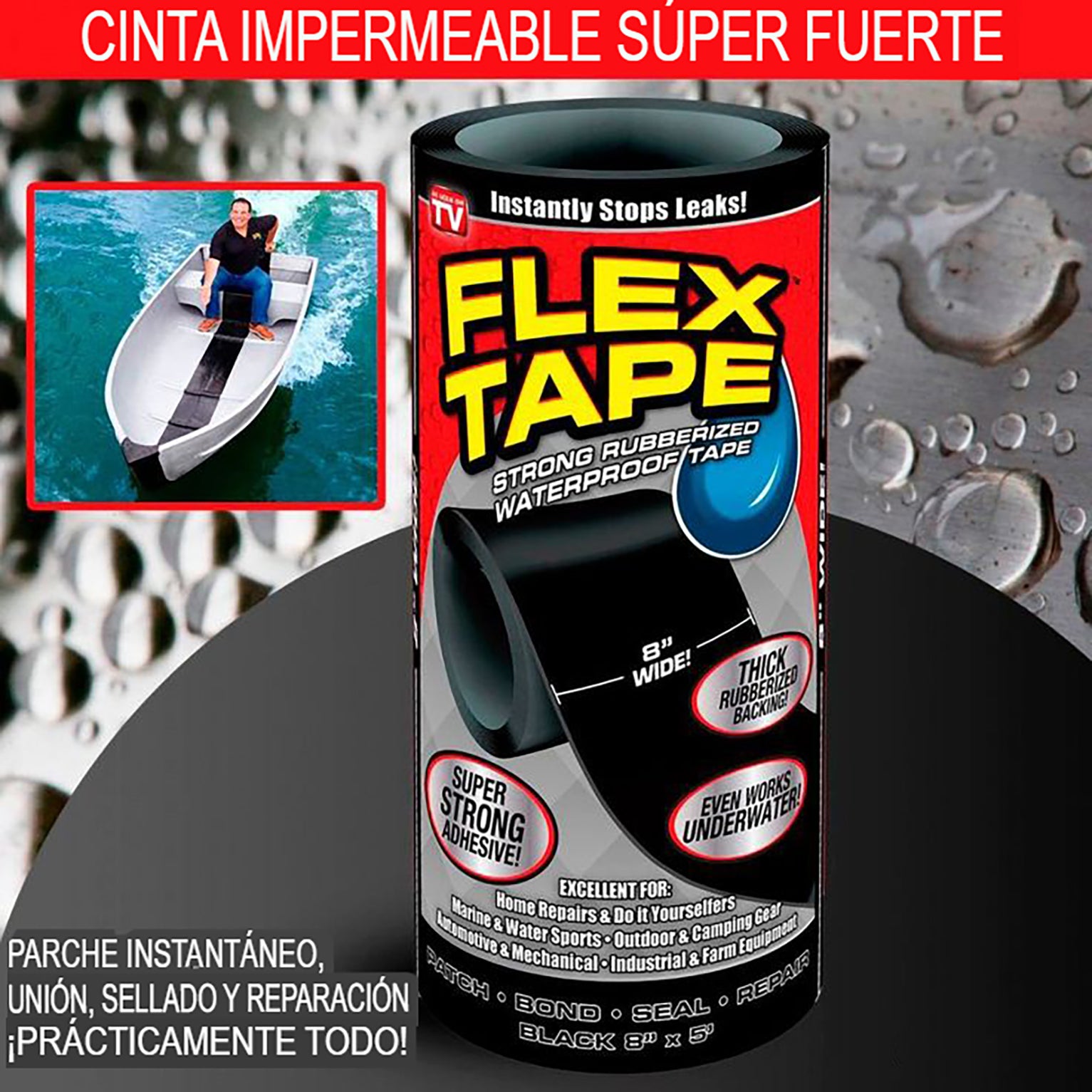 CINTA MÁGICA ANTIFILTROS  2X1 FLEX TAPE