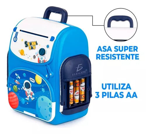 MOCHILA DE AHORRO INTELIGENTE PARA NIÑOS