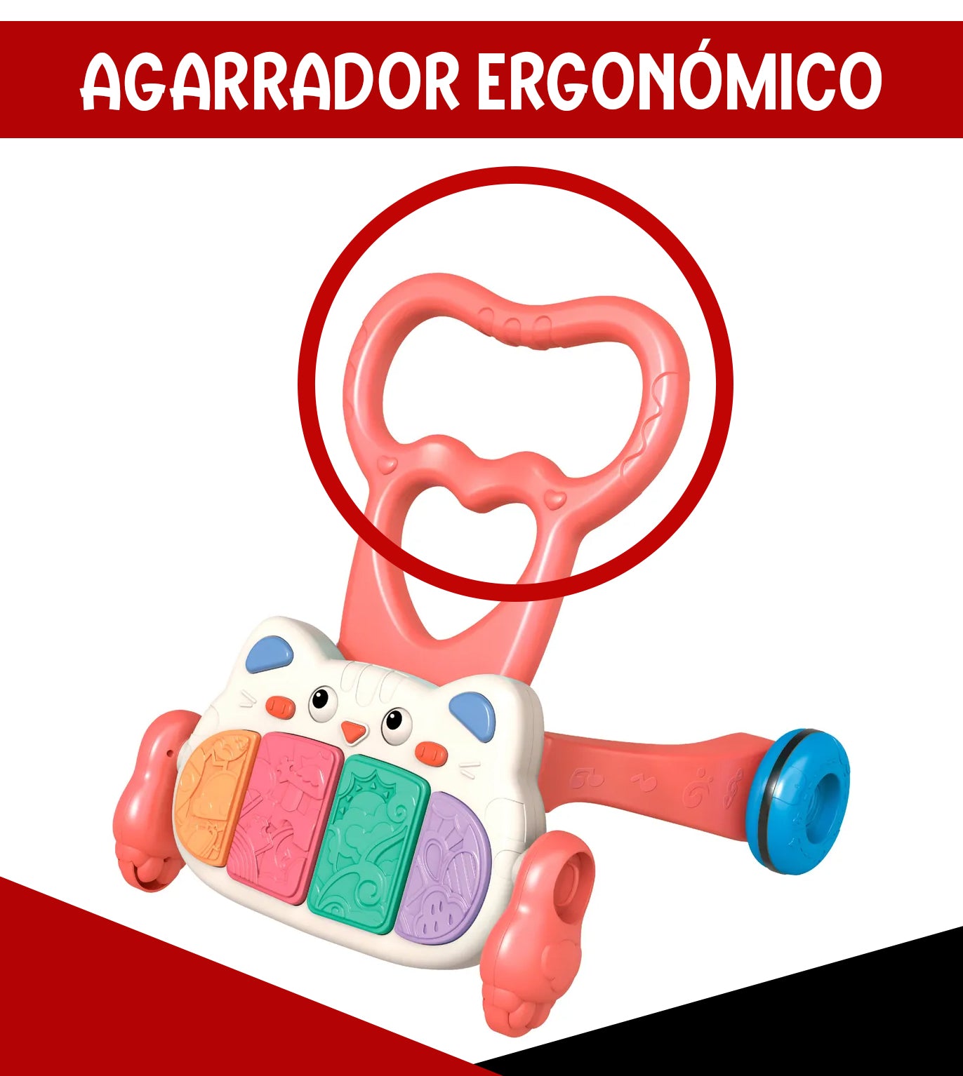 GIMNASIO Y CAMINADOR PARA BEBÉ 2 EN 1